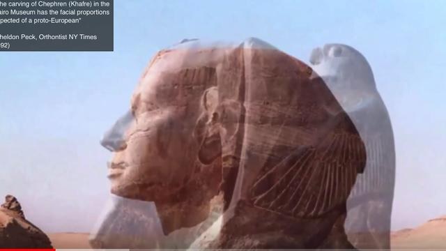 Egyptian Sphinx was White Caucasian