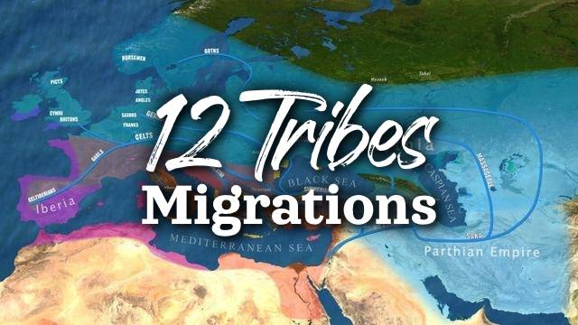 The Migrations of the 12 Tribes of Israel to Europe
